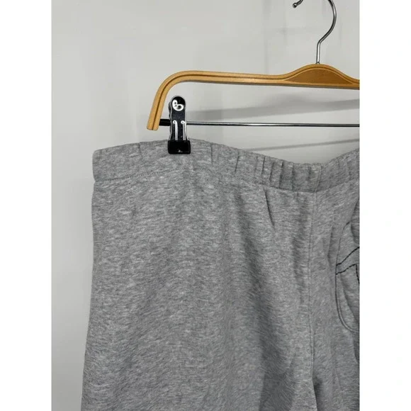 NWT True Religion Terry Applique Joggers Men's 2XL Heather Gray Elastic Waist